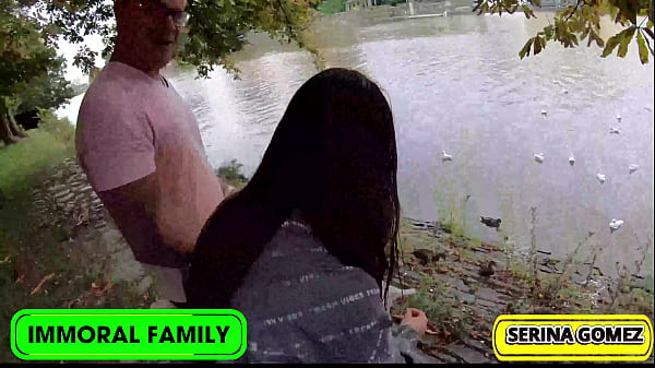 Duck Feeding Turns To Dick Sucking Serina Swallows Dean's Cream!