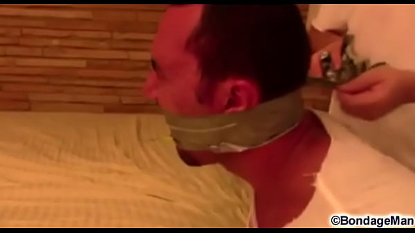 Victor SockGagged and TapeGagged tight and capt...