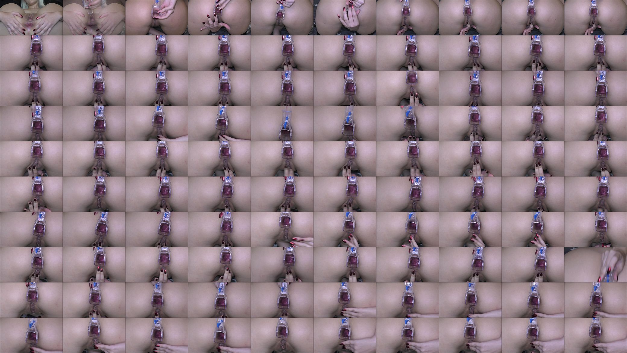 OMG! My asshole inside using Speculum Masturbation close-up 预览图
