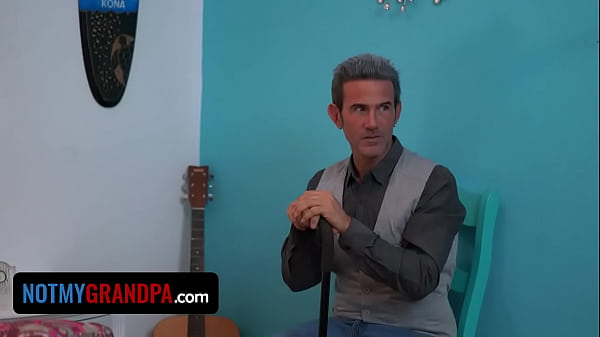 NotMyGrandpa - Perv Stepgrandpa Made Stepdaughter Ride His Cock Before She Could Ride His Car