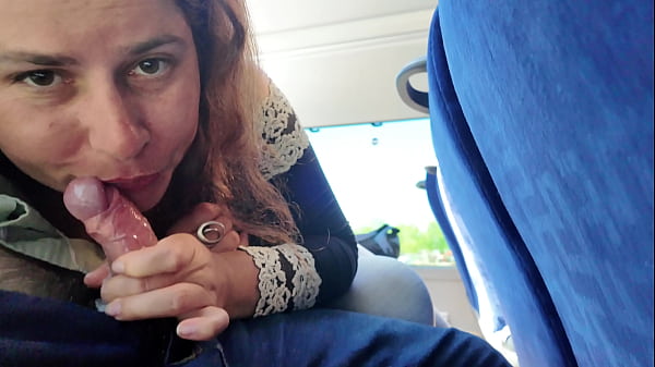 Expressiagirl - Exhibitionist seduces MILF to Suck & Jerk his Dick in Bus until He Cums