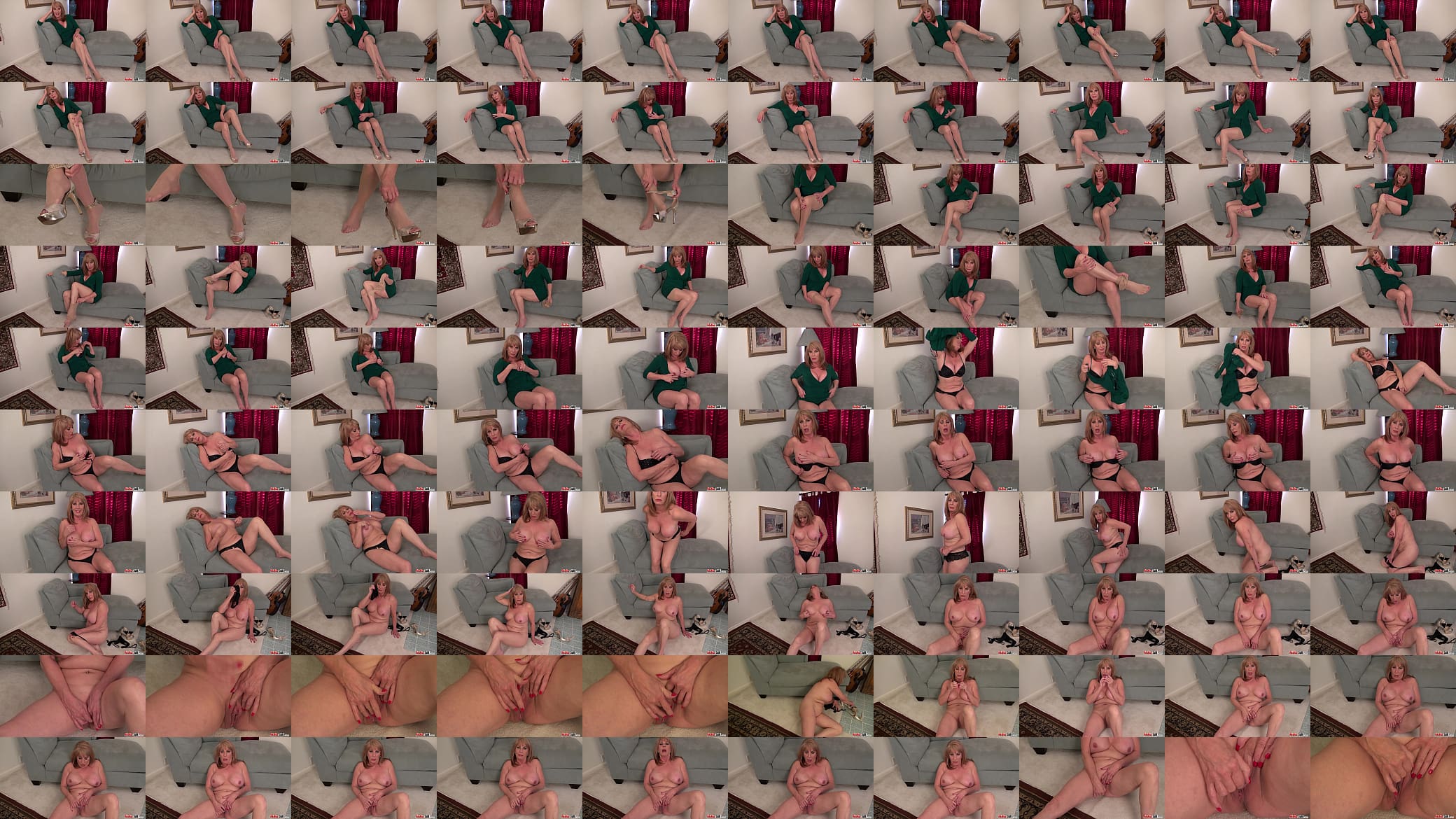 Perfect nudity before masturbation from a hot mature 预览图