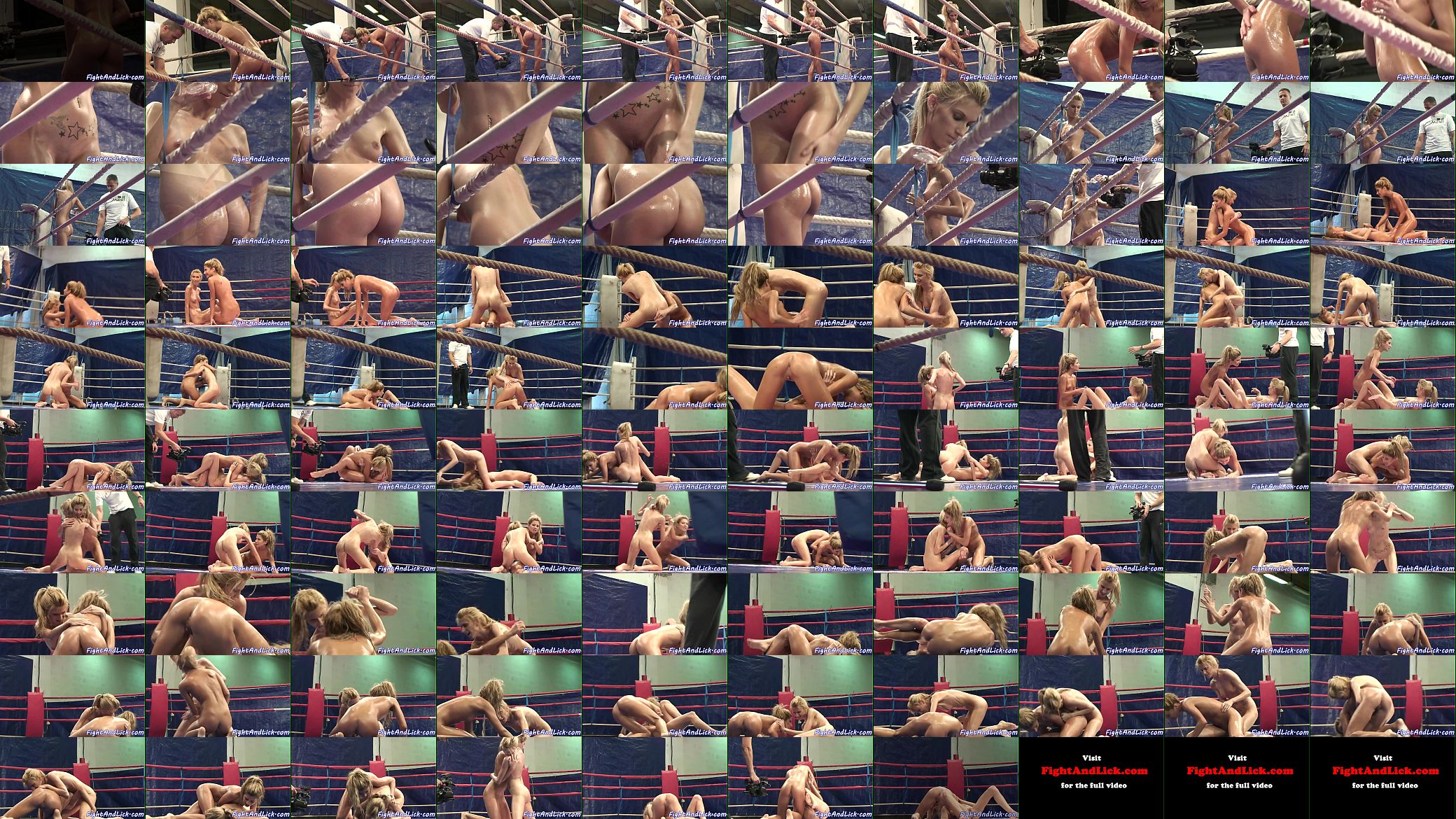 Lesbian euro wrestles while oiledup 预览图
