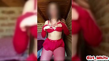 Latina in uniform, white girl masturbating, asks to be fucked deliciously
