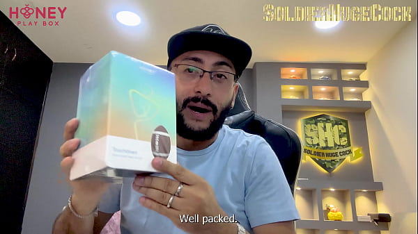 I was testing a new toy from my friends "HoneyPlayBox" and my friend wanted to try it with me