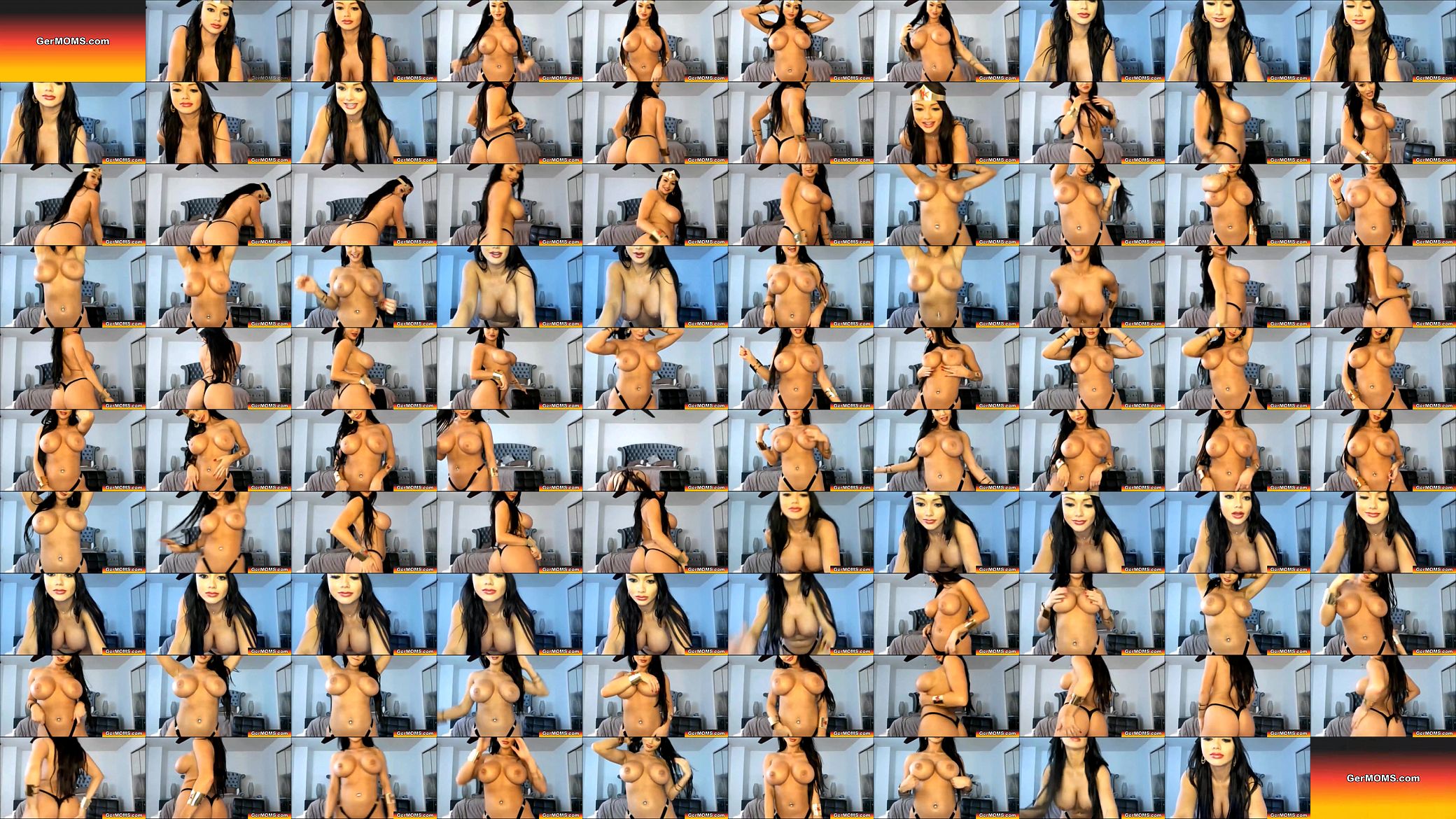 German Mom as Wonder Woman on Cam 预览图