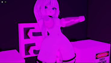 【Roblox Brookhaven】 Hentai girl bound with embarrassing training equipment and made to squirt 【2026/4】