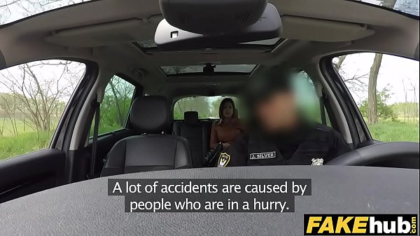 Fake Cop Cop cums twice for sexy redhead