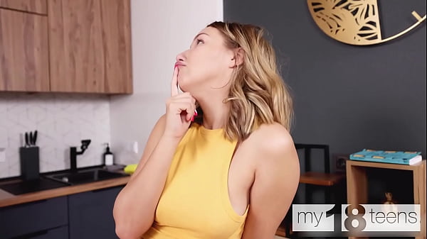MY18TEENS - Busty girl Mila fingering her wet pussy