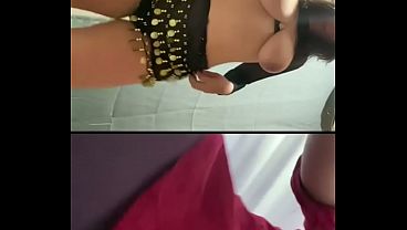 Hot mature Latina masturbates with her stepson