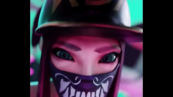 KDA Akali Rides a Monster