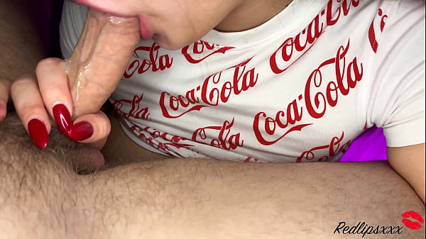 Big Natural Tits Girl Sensual Sucking Big Cock until Cum - Homemade