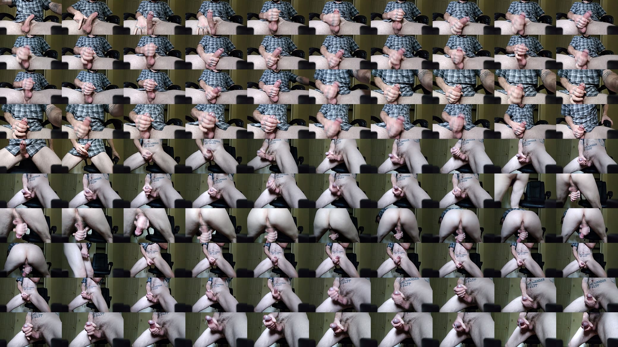 Jacking off and showing ass 预览图