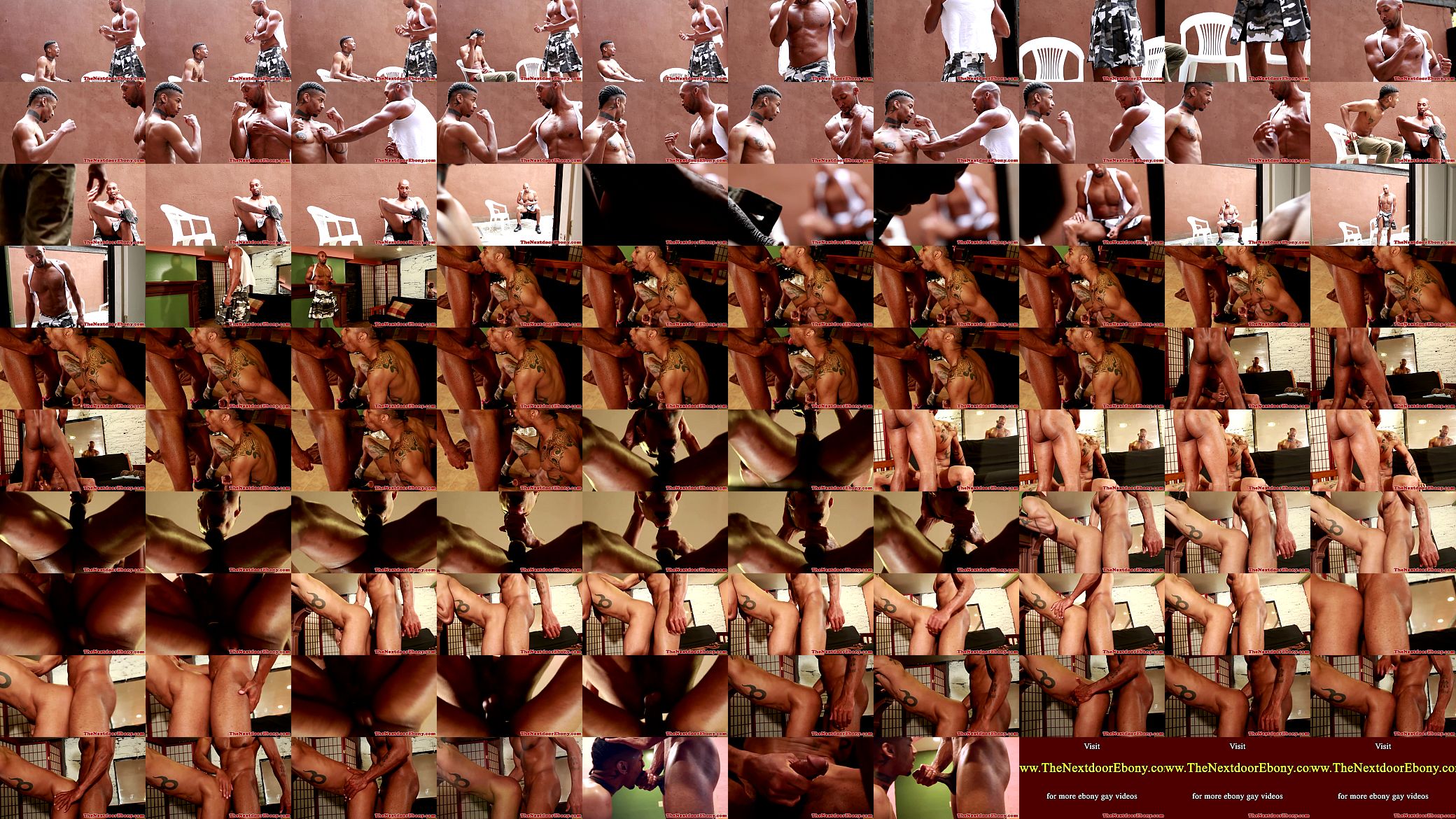 Ebony muscle assfucking before cumshot 预览图
