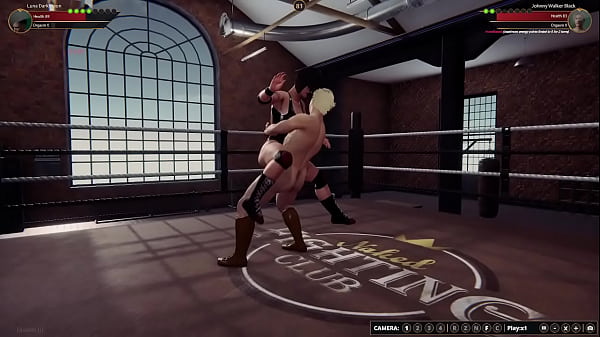 Luna DarkMoon VS Johnny Walker Black (Naked Fighter 3D)