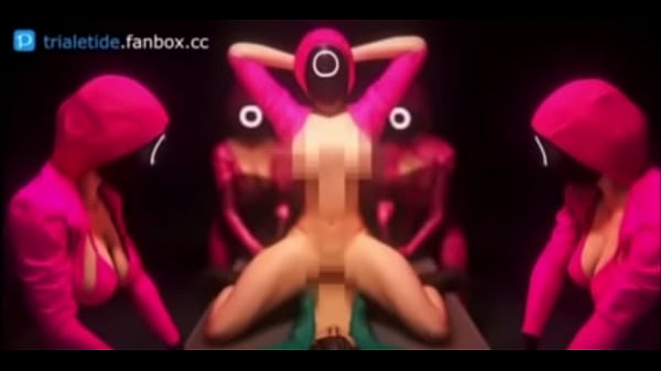 Squid Game tetonas cogen a jugador