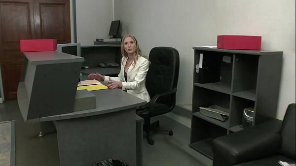 Blonde French cutie, expert double blowjob and fuckes 2 coks part 1