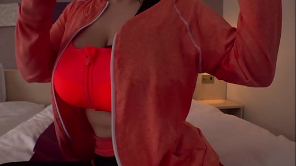 Secret footage of a busty Japanese sports instructor
