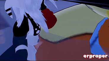 Erpleasure VRChat: Horny Beizel in vr Gets His Cock Sucked & Ridden by a Panda Girl