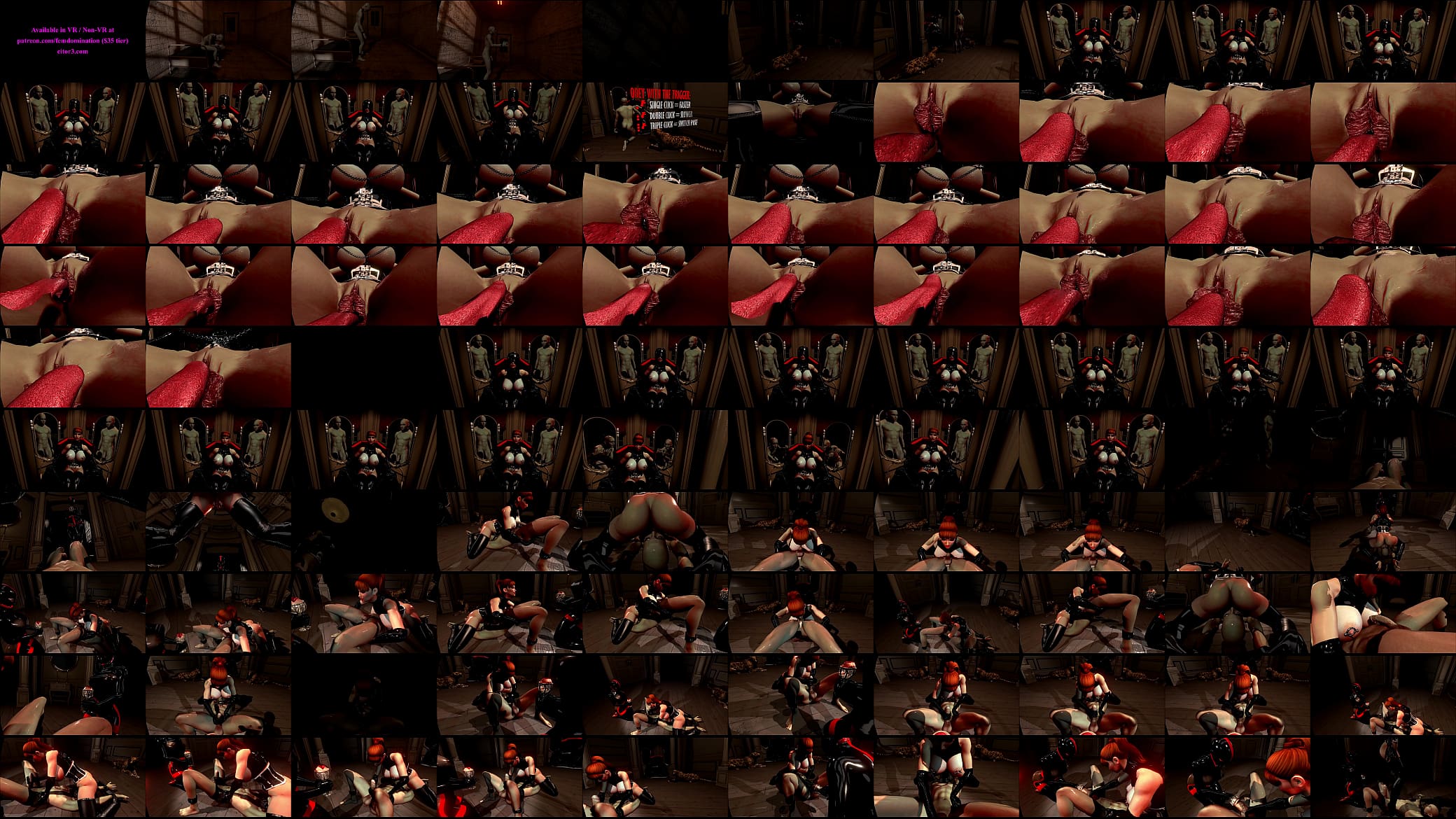 Citor3 Femdomination 2 3D VR game walkthrough 9: The Finale part 1 | pussy licking, facesit, titjob 预览图
