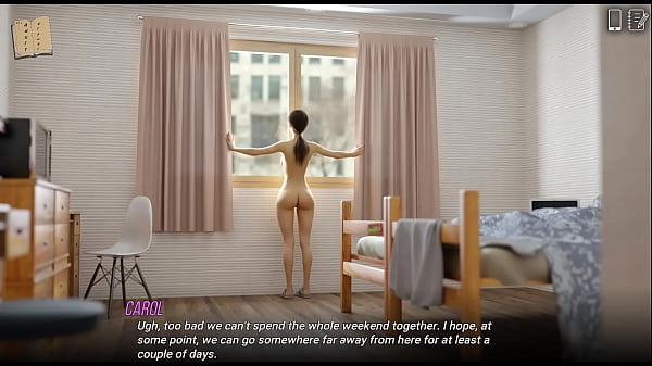 University Of Problems 123, Hot Brunette Spends The Night With Av.