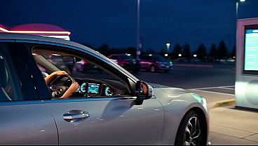 NUDE CAR DRIVE through MUNICH - (Nude in Public AI- Entertainment)