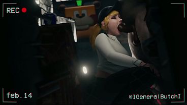 Vanessa secretly having sex during her night shift