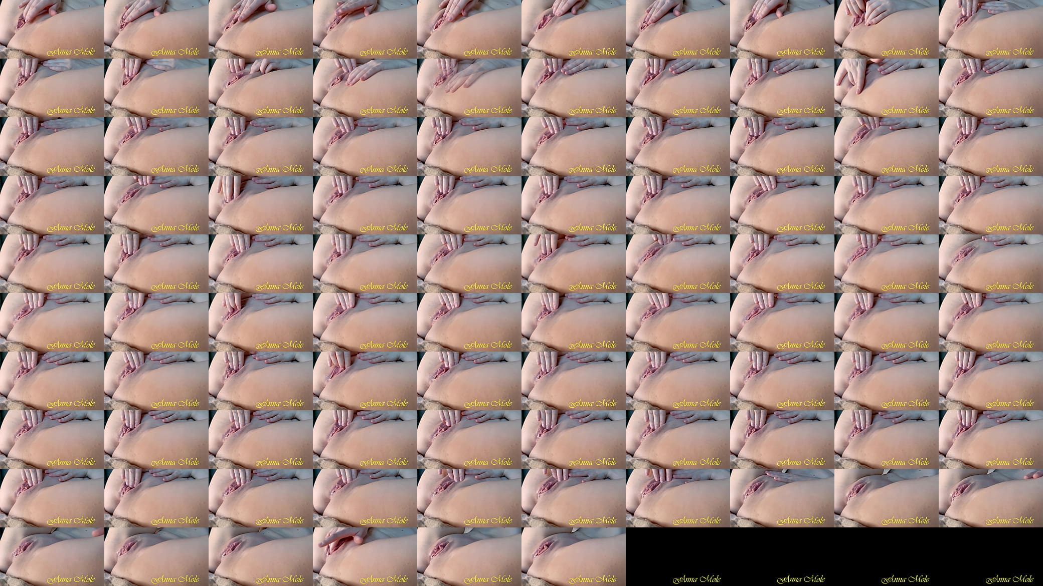 Very juicy and slimy pussy pulsates from masturbation and swells to the very end of orgasm Anna Mole 预览图