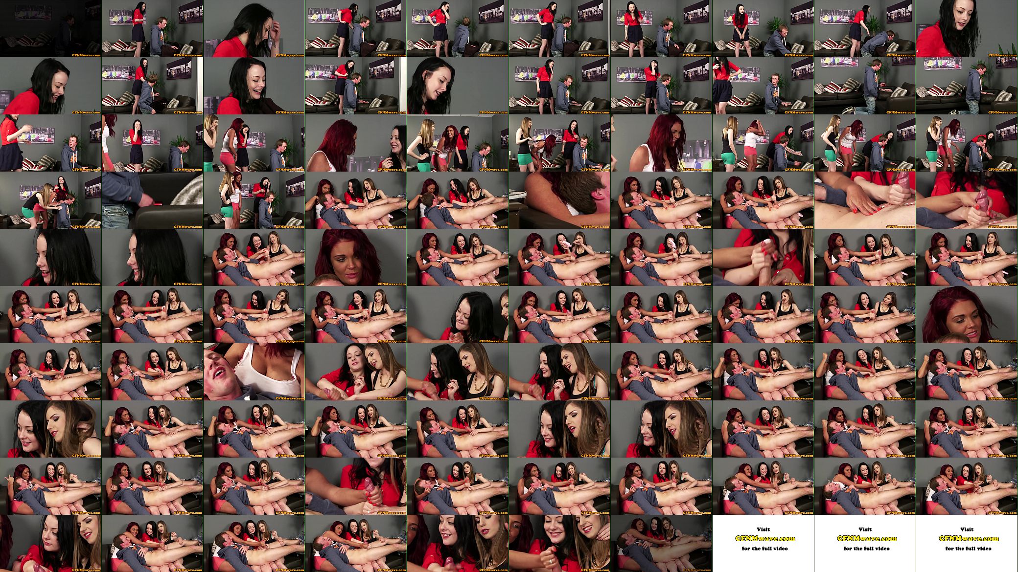 Stunning cfnm babes satisfy lucky dude 预览图