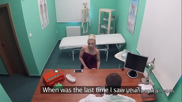 Doctor bangs blonde after shower