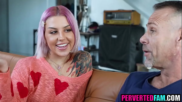 Stepdaughter makes a masturbation video to tease stepdad