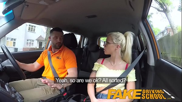 Download Video - Fake Driving Big tits blonde gets fucked and cum splattered glasses