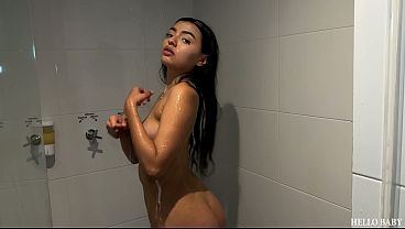 She wanted me to watch her shower But I just wanted to fuck her ass - Camila Smith FULL