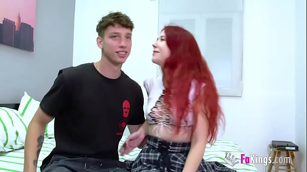 She gets the 'hood hot with her HOT EXHIBITIONISM!! Redhead teenage babe