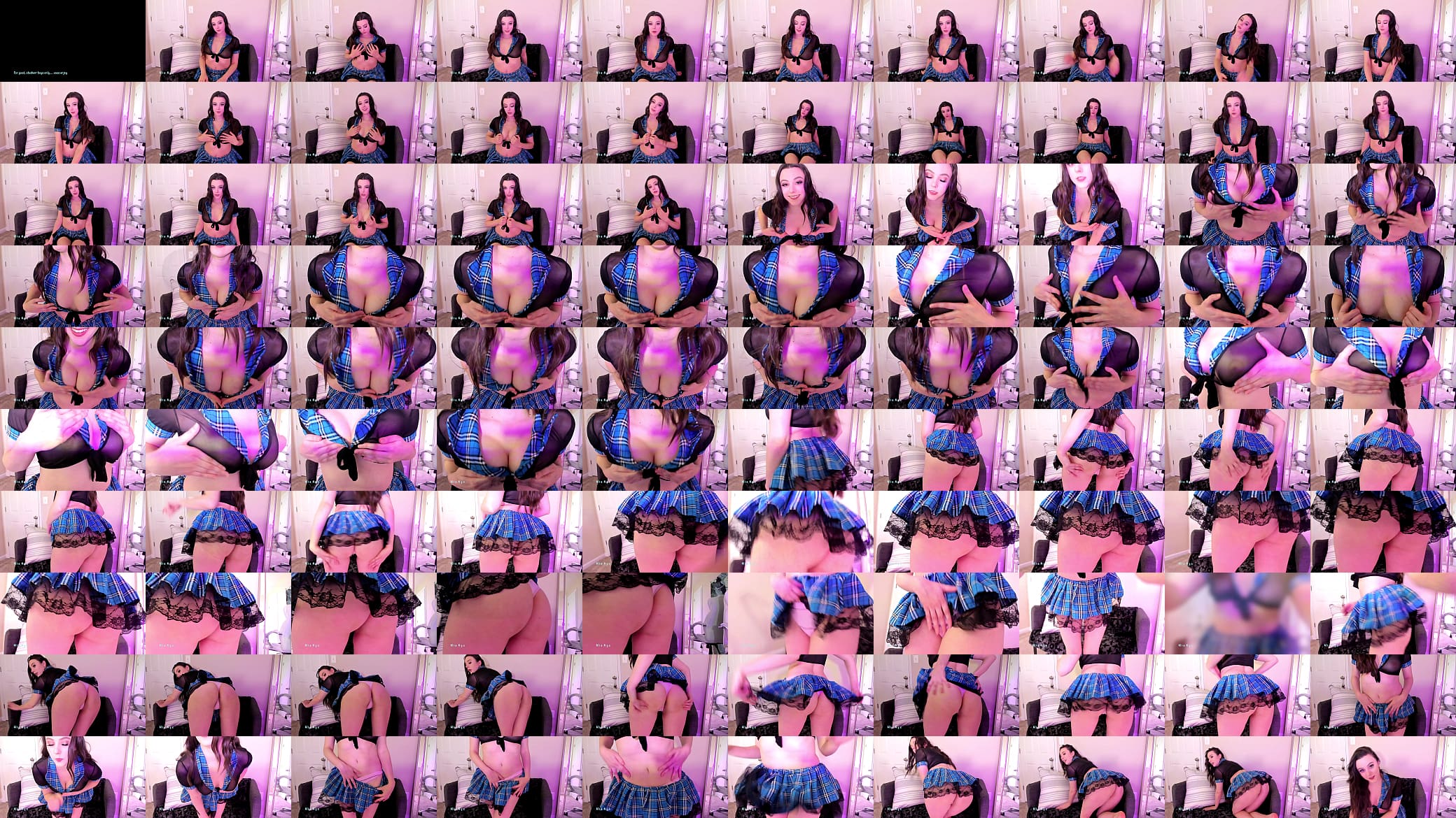 Long Cum Countdown for a Good Boy Mia Nyx FemDom Masturbation Encouragement 预览图