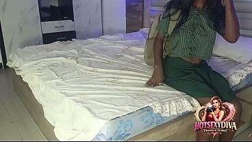 Creamy queen just start school today she already giving her neat creamy pussy a rough touching