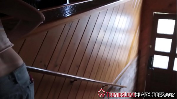 Blonde teen gets facial
