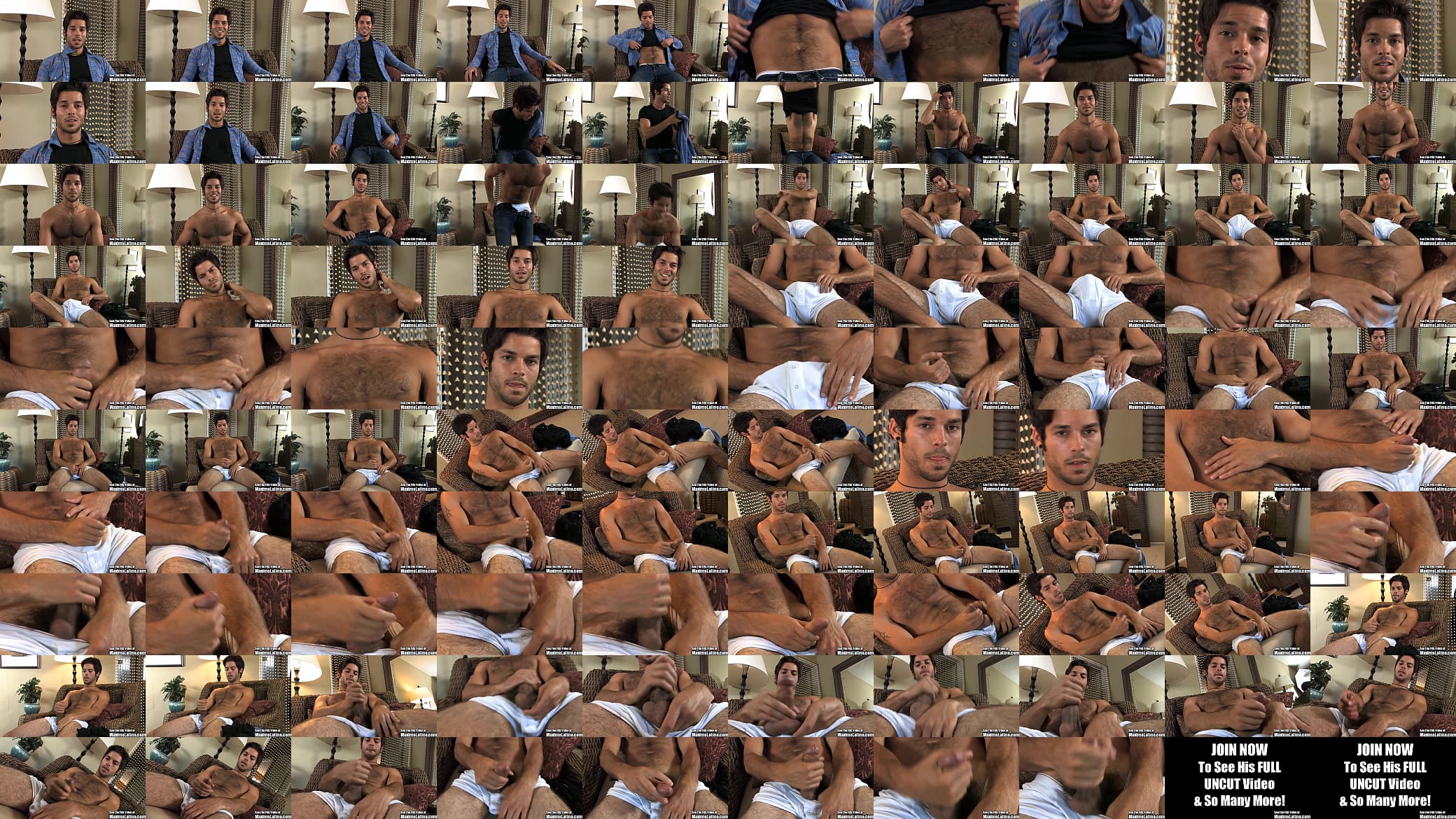 Sharp Handsome Latino Royalty Jacks Off 预览图
