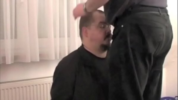 Blowjob and cum facial, y clothed and handc...