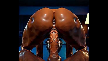 She's bouncing up and down on his dick AI-Generated