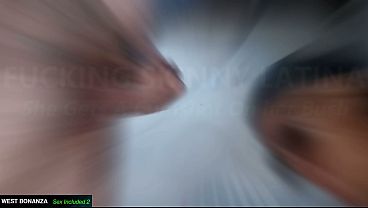 FUCKING SKINNY LATINA - She Gets A Cumshot On her Bush