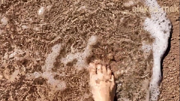 day off feet feet on the beach naked