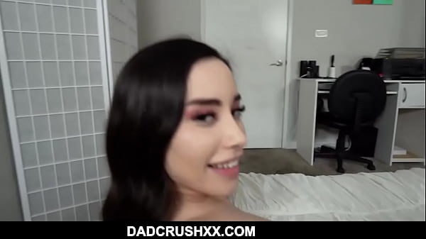 Stepdad Ike Diezel catches his stepdaughter Aria Lee sneaking into the house after being out all night