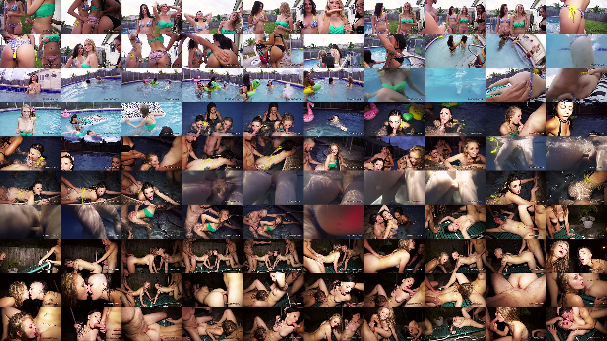 Midnight orgy pool party with under water sex 预览图