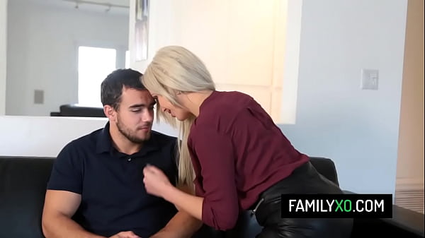 Sexy stepmother Nina Elle let her step son fuck...