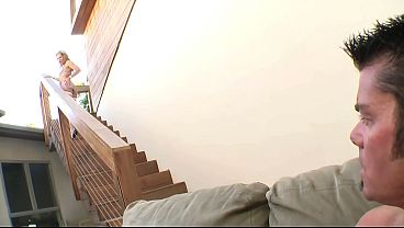 See her take off her pretty white dress just as she summer sun starts to set so she can...