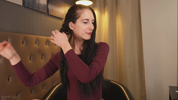 She'll show you how she does two ponytails