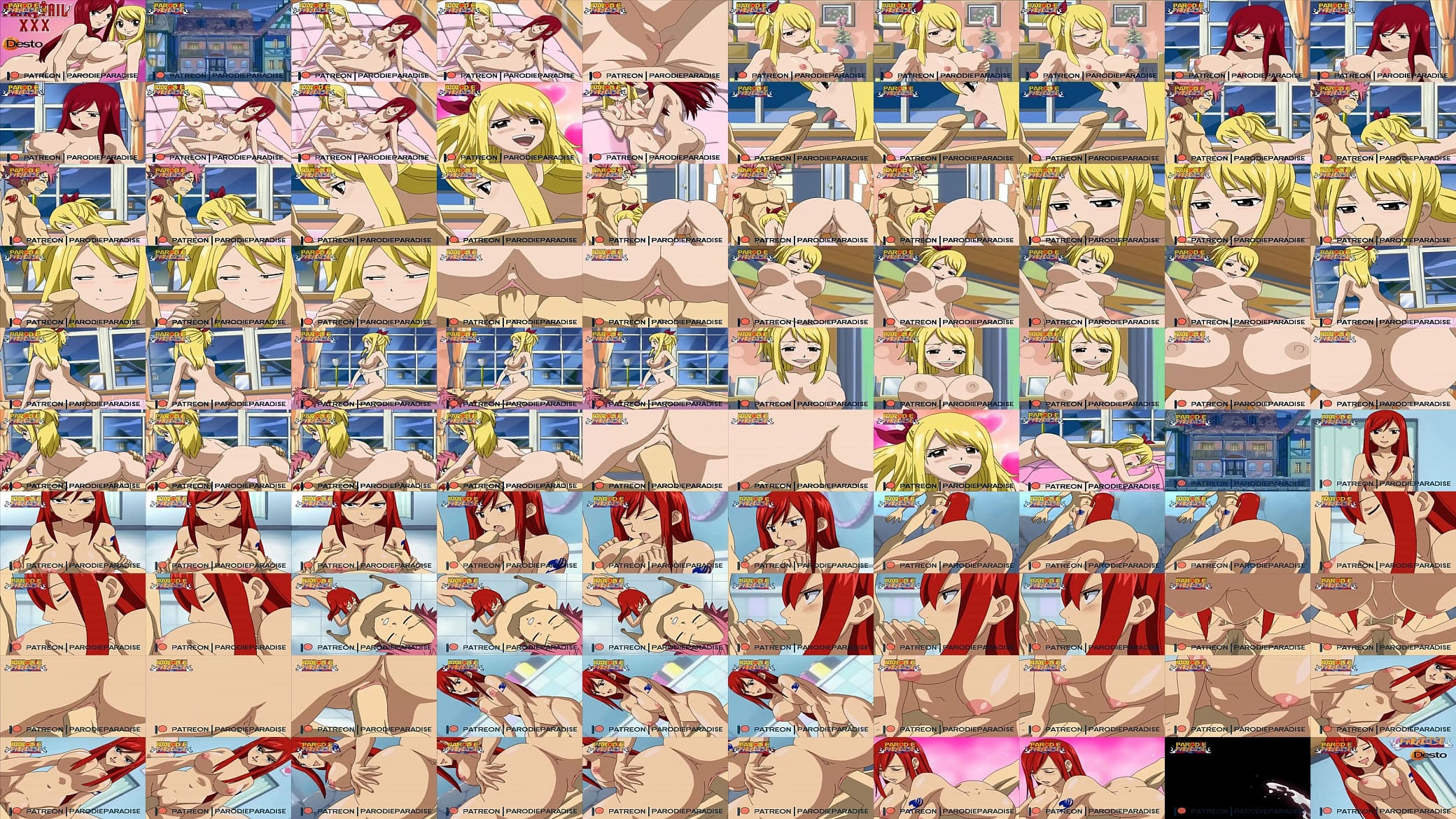 Fairy Tail XXX - Erza and Lucy (Full version) (&quot;edited by me&quot;) 预览图
