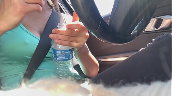 Italian Big Tits Milf Artemisia Love Hot tits oudoor close up session horny AF Car driving