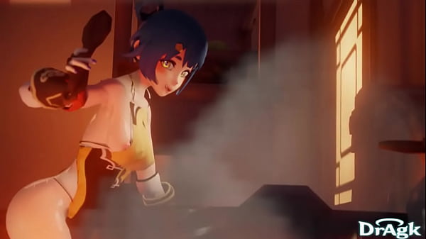 Download Video - Xiangling Gets her ass penetrated on the kitchen's floor first time Anal Genshin Impact porn